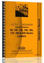 Operators Manual for Allis Chalmers 170 Farm Loader