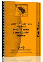 Parts Manual for Allis Chalmers 810 Lawn & Garden Tractor