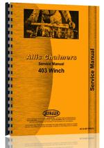 Service Manual for Allis Chalmers H4 Crawler