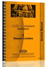Service Manual for Allis Chalmers E Combine