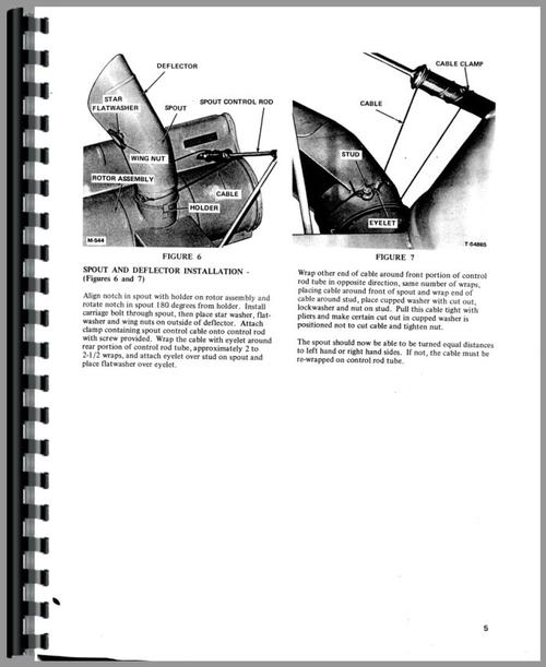 Operators Manual for Allis Chalmers 310 Lawn & Garden Tractor Sample Page From Manual