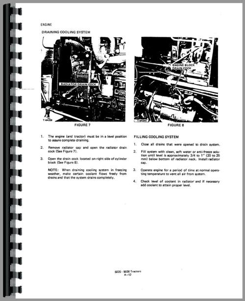 Service Manual for Allis Chalmers 5020 Tractor Sample Page From Manual