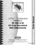 Parts Manual for Allis Chalmers 60 Combine