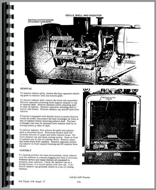 Service Manual for Allis Chalmers 610 Forklift Sample Page From Manual