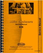 Service Manual for Allis Chalmers 615 Tractor Loader Backhoe