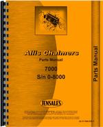 Parts Manual for Allis Chalmers 7000 Tractor