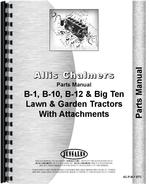 Parts Manual for Allis Chalmers B-10 Lawn & Garden Tractor