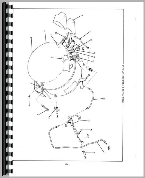 Parts Manual for Allis Chalmers D15 Tractor Sample Page From Manual