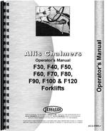 Operators Manual for Allis Chalmers FL 40 Forklift