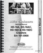 Service Manual for Allis Chalmers HD16DC Crawler