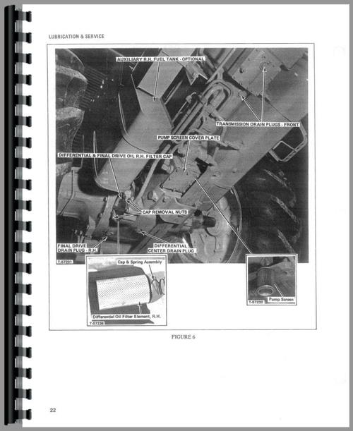 Operators Manual for Allis Chalmers 7050 Tractor Sample Page From Manual