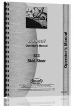 Operators Manual for Bobcat 533 Skid Steer Loader