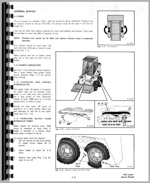 Service Manual for Bobcat 444 Skid Steer Loader Sample Page From Manual