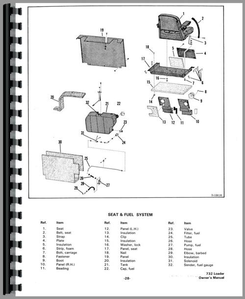 Operators Manual for Bobcat 732 Skid Steer Loader Sample Page From Manual