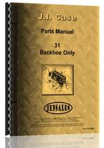 Parts Manual for Case 310E Backhoe Attachment