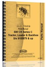 Parts Manual for Case 680C Tractor Loader Backhoe