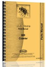 Parts Manual for Case 800 Crawler
