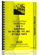 Operators Manual for Caterpillar 10 Grader