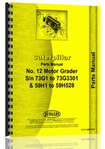 Parts Manual for Caterpillar 12 Grader