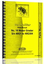 Parts Manual for Caterpillar 16 Grader