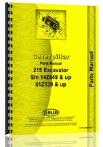 Parts Manual for Caterpillar 215 Excavator