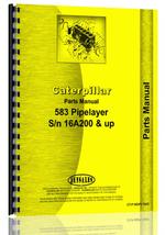 Parts Manual for Caterpillar 583 Pipelayer