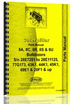 Parts Manual for Caterpillar 8A Bulldozer Attachment