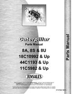 Parts Manual for Caterpillar D8 Crawler 8U Bulldozer Attachment