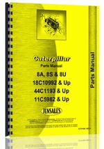 Parts Manual for Caterpillar 8U Bulldozer Attachment