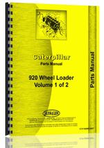 Parts Manual for Caterpillar 920 Wheel Loader