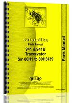 Parts Manual for Caterpillar 941B Traxcavator