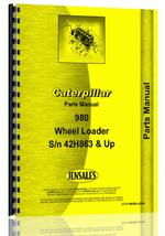 Parts Manual for Caterpillar 980 Wheel Loader