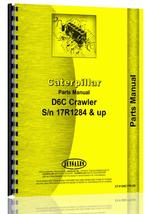 Parts Manual for Caterpillar D6C Crawler