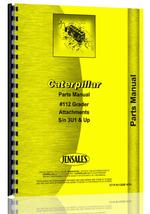 Parts Manual for Caterpillar 112 Grader