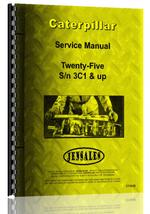 Service Manual for Caterpillar 25 Crawler