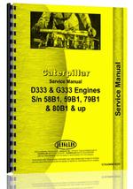 Service Manual for Caterpillar D333 Engine