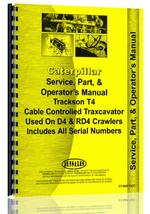 Operators Manual for Caterpillar RD4 Crawler
