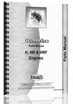 Parts Manual for Cummins HRF Engine