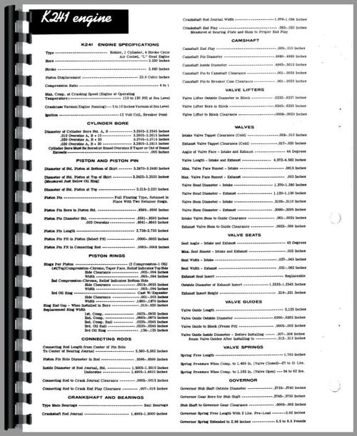 Service Manual for Case 155 Lawn & Garden Tractor Sample Page From Manual