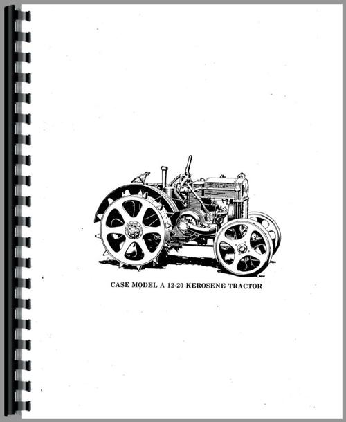 Service Manual for Case 10-18 Tractor Sample Page From Manual