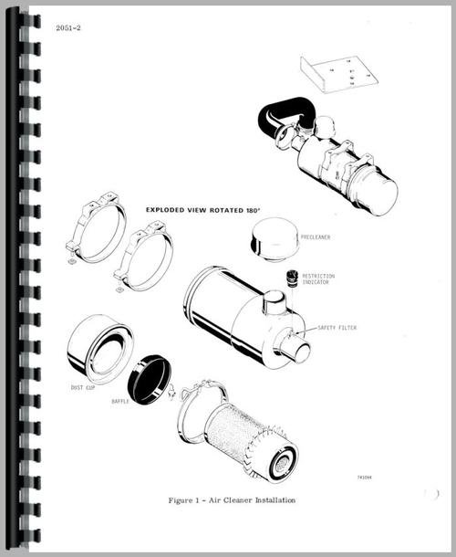 Service Manual for Case 1830 Uniloader Sample Page From Manual