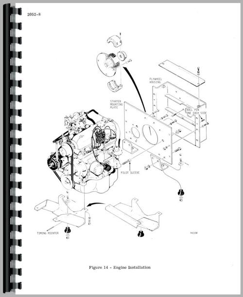 Service Manual for Case 1830 Uniloader Sample Page From Manual