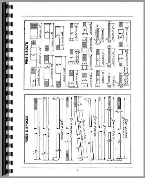 Parts Manual for Case 20-40 Tractor Sample Page From Manual