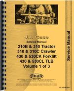 Service Manual for Case 21 Backhoe & Loader Attachment