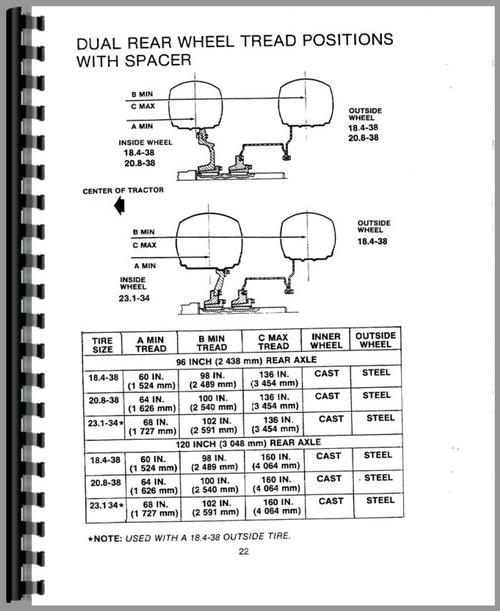 Operators Manual for Case 2290 Tractor Sample Page From Manual