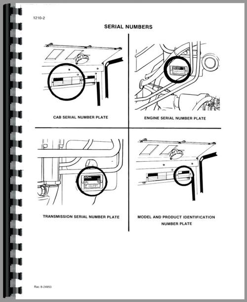 Service Manual for Case 2394 Tractor Sample Page From Manual