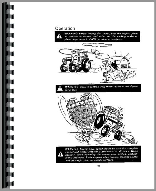 Case 2590 Tractor Operators Manual