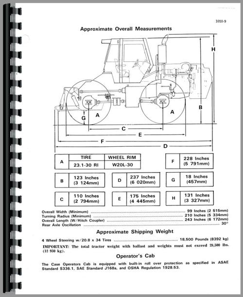 Service Manual for Case 2870 Tractor Sample Page From Manual