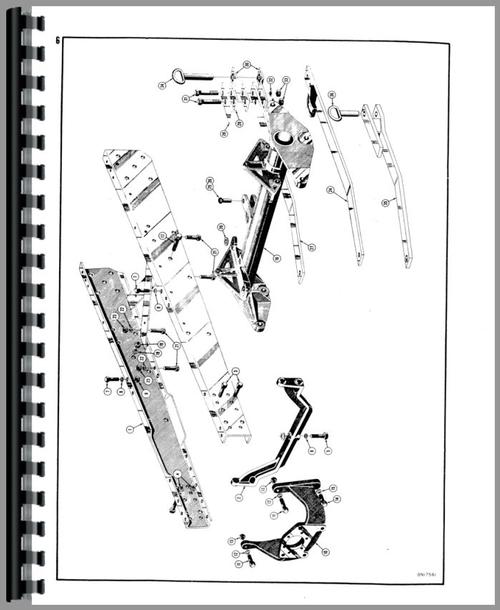 Parts Manual for Case 310 Crawler Sample Page From Manual