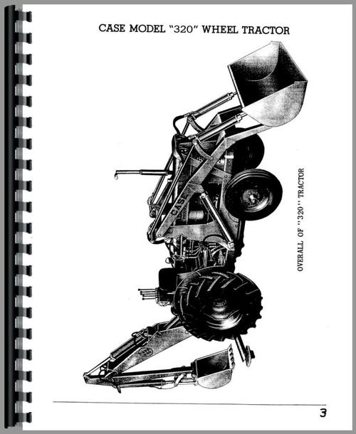 Parts Manual for Case 320 Industrial Tractor Sample Page From Manual